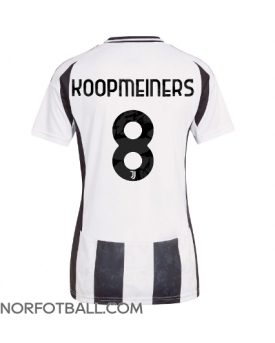 Billige Fotballdrakt Juventus Teun Koopmeiners #8 Replika Hjemmedrakt Dame 2024-25 Kortermet